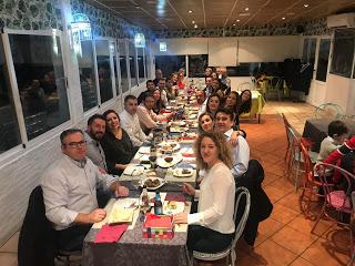 Cena familia espeleológica 2019
