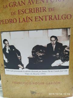 Francisco Roger Garzón presentó nuevo libro gran aventura escribir Pedro Laín Entralgo