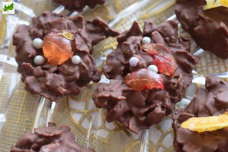 En Buena Onda: Rocas de Chocolate con Nueces y Flor de Sal