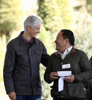 ENTREGA ALFREDO DEL MAZO APOYOS FORESTALES DE DIFERENTES PROGRAMAS QUE IMPULSAN EL CUIDADO DE LOS BOSQUES MEXIQUENSES