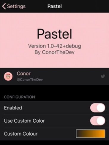 Colorea las insignias de notificación de tu iPhone gratis con Pastel