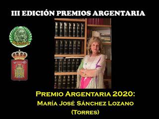 Premio Argentaria 2020 a María José Sánchez Lozano