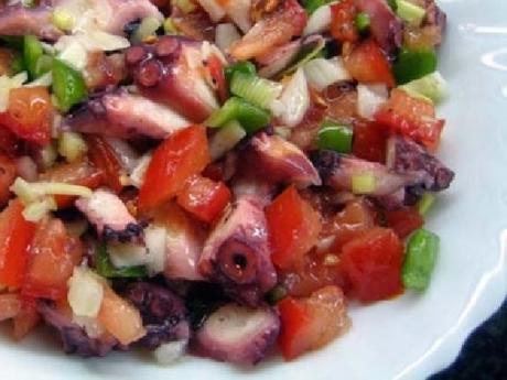 Pulpo a la vinagreta Pulpo a la vinagreta
