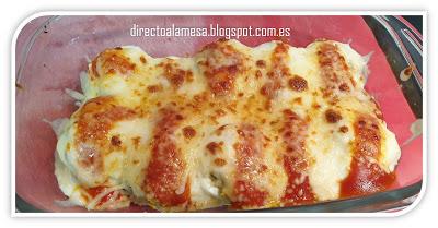 Huevos rellenos de carne