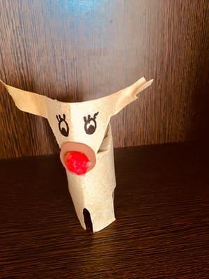 manualidades navideñas reno