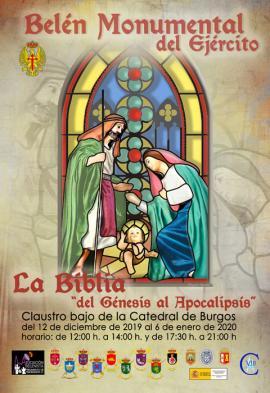 Belén monumental instalado en la Catedral de Burgos.