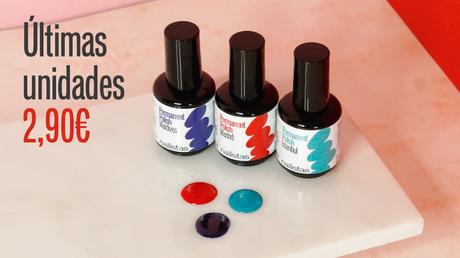 Esmaltes permanentes: últimas unidades 2,90€