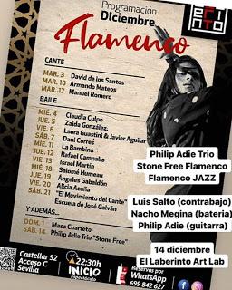 Philip Adie Trio. La escena underground del Flamenco y el Jazz en Sevilla