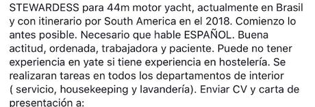 Conseguir tu primer puesto en un súperyate desde casa. ¿Es posible?