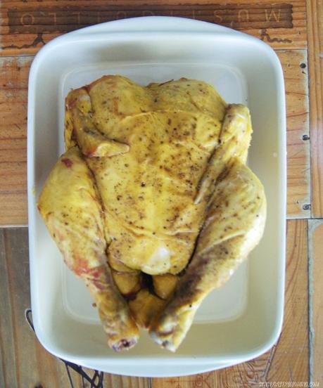 Pollo entero asado (sous vide)