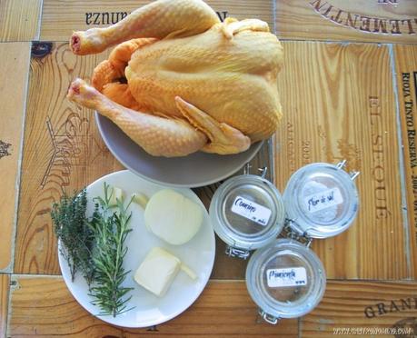 Pollo entero asado (sous vide) Pollo entero asado (sous vide)