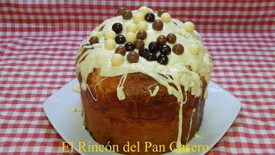 Cómo hacer un panettone de chocolate blanco muy esponjoso y fácil