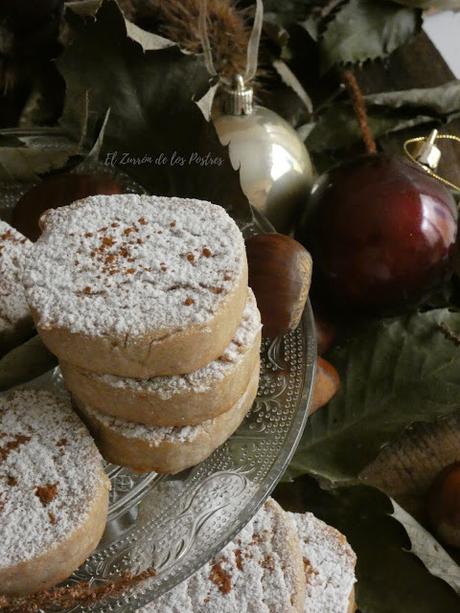 Mantecados Veganos de Castaña