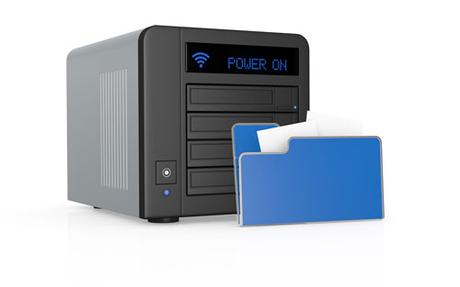 Guardar archivos en la nube con una plataforma privada. Dispositivo NAS para guardar ficheros