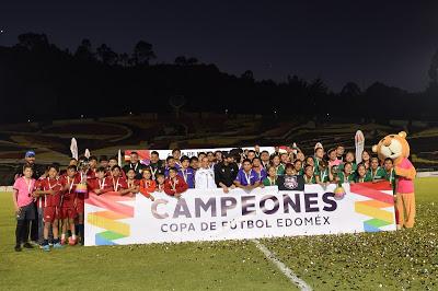 GANAN TOLUCA FC, LIONNES METEPEC Y NIDO ÁGUILA DE ATIZAPÁN DE ZARAGOZA COPA DEPORTIVA EDOMÉX 2019 EN FUTBOL