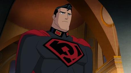 Adelante de la película animada Superman: Red Son