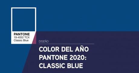 Color Pantone del año 2020: Classic Blue