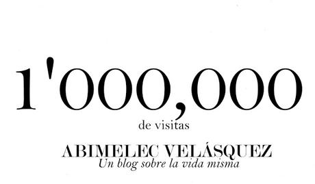 1 MILLÓN DE VISITAS LOGRADAS, ¡GRACIAS! 1 MILLÓN DE VISITAS LOGRADAS, ¡GRACIAS!