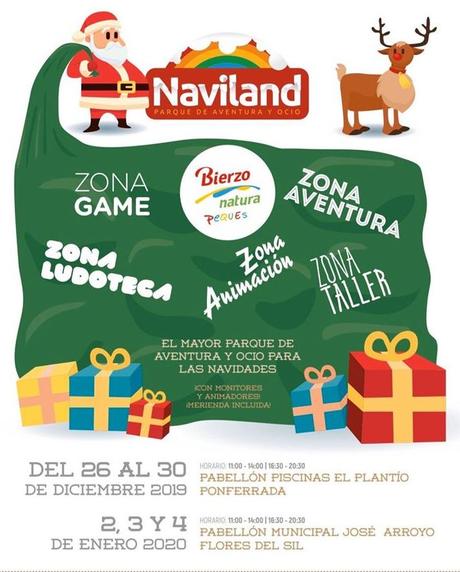 llega Naviland Ponferrada, el gran parque de ocio infantil para las navidades