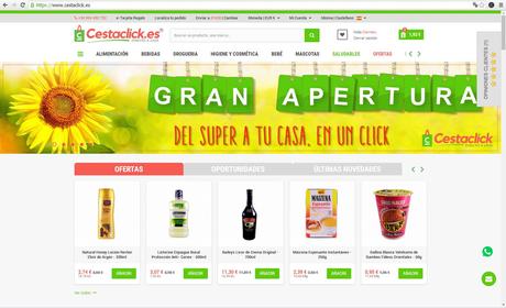Cestaclick.es el nuevo supermercado online con entrega en 24 horas a toda la España Peninsular