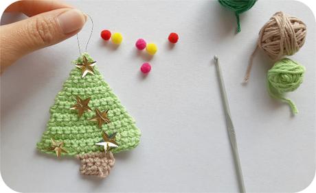 DIY: Árbol de navidad de ganchillo
