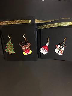 Pendientes Navideñis