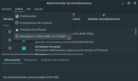 Lo nuevo de Linux Mint 19.3 «Tricia» y cómo actualizar desde Tina 19.2