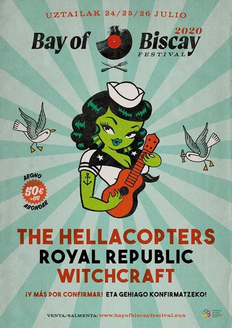 Bay of Biscay 2020: The Hellacopters, Royal Republic, Witchcraft...