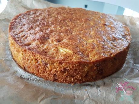 BIZCOCHO DE ZANAHORIA, MANZANA, COCO Y NUECES