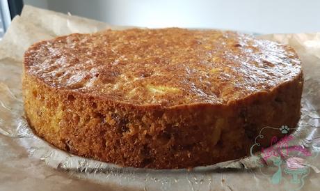 BIZCOCHO DE ZANAHORIA, MANZANA, COCO Y NUECES