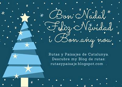 Icono de Navidad con un árbol de navidad y estrellas deseando Felices Fiestas