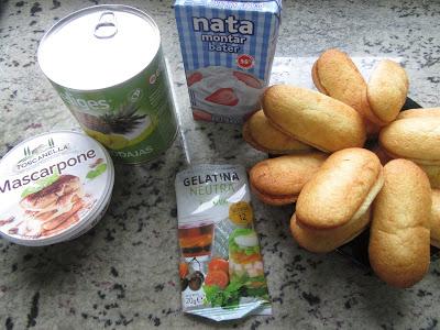 Tiramisú de piña expres Thermomix