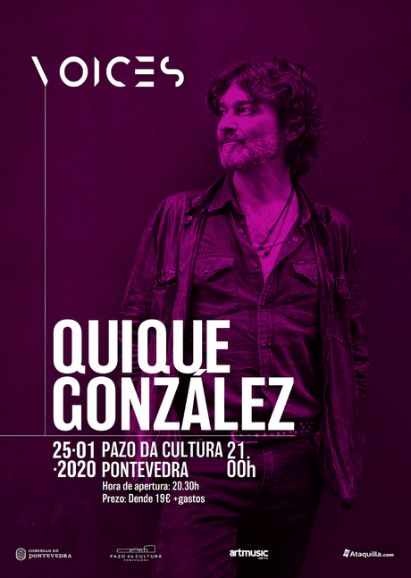 QUIQUE GONZÁLEZ presentará su nuevo álbum en Galicia en el Ciclo Voices de Pontevedra