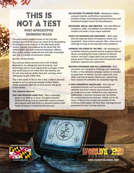 This Is Not a Test (TNT), escaramuzas post-apocalipticas