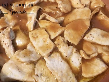 Pollo a la naranja estilo asiático Pollo a la naranja estilo asiático