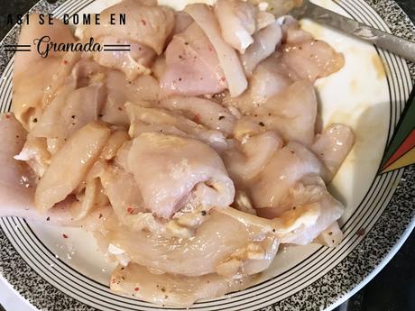 Pollo a la naranja estilo asiático Pollo a la naranja estilo asiático