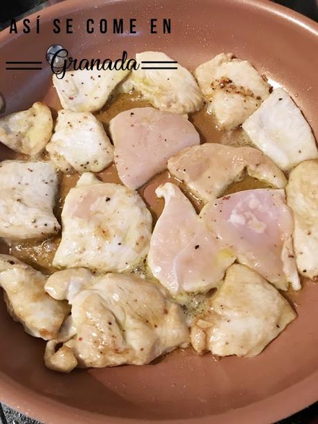 Pollo a la naranja estilo asiático Pollo a la naranja estilo asiático