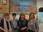 Blogssipgirl estado allí: inauguración exposición "artres; laña, américa iniesta esperanza pardos". escuela arte naxos.