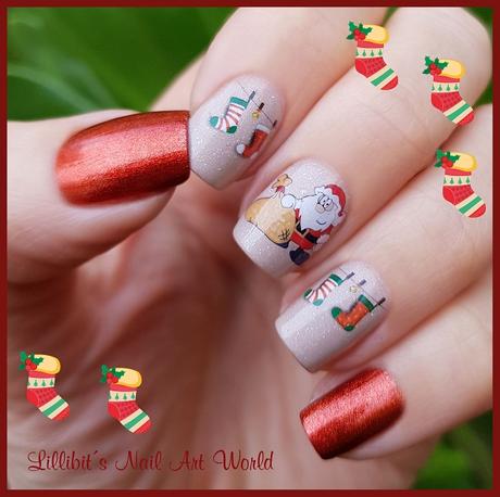 RETO ESMALTANDO LA NAVIDAD: Santa Claus