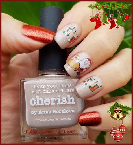 RETO ESMALTANDO LA NAVIDAD: Santa Claus