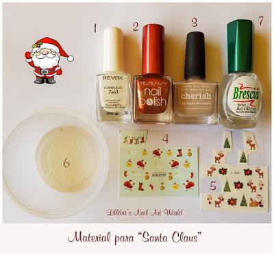 RETO ESMALTANDO LA NAVIDAD: Santa Claus