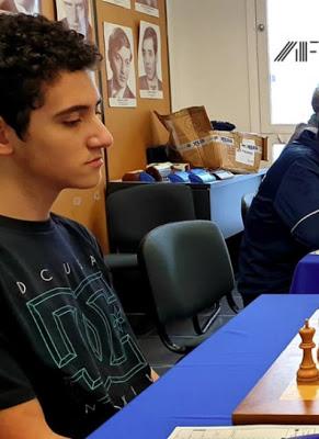 Fragmentos de partidas de la 6ª ronda de la XXX Edición del Torneo de Navidad de la Fundación CajaCanarias