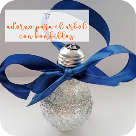 DIY: Adornos para el arbol con bombillas
