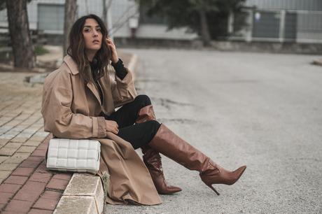 BÁSICOS DE FONDO DE ARMARIO - LOS IMPRESCINDIBLES+SUPER HAUL ZARA botas marrones
