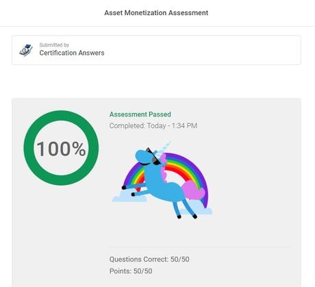 Respuestas de Evaluación de monetización de activos de Youtube