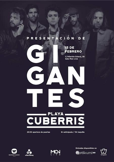 Playa Cuberris presentan nuevo disco el 15 de febrero en Madrid Playa Cuberris presentan nuevo disco el 15 de febrero en Madrid