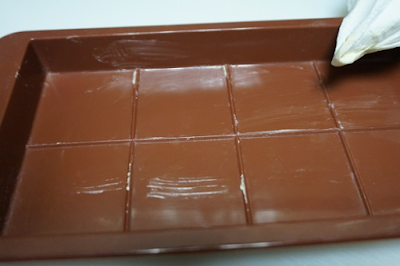 Turrón de chocolate con Lacasitos