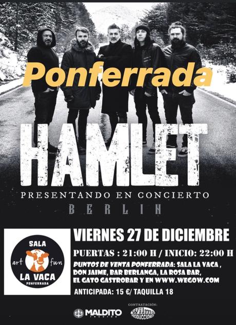 Hamlet presenta su disco ‘Berlín’ este viernes en La Vaca