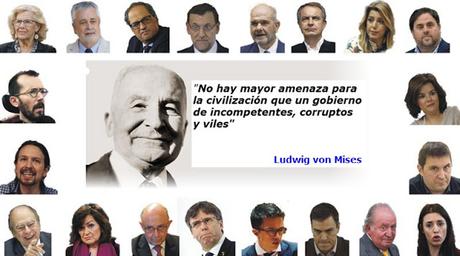 Políticos incompetentes, corruptos y viles Políticos incompetentes, corruptos y viles