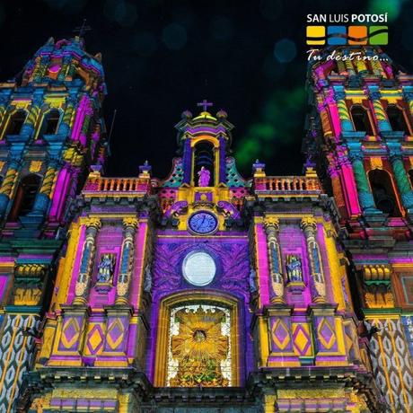 Continúa la proyección de Fiesta de Luz en la Catedral potosina